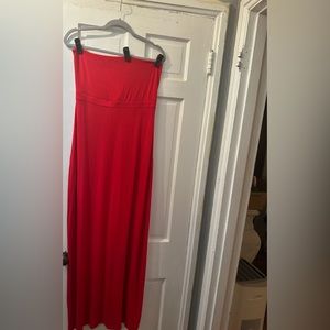 Old Navy Red Tube Maxi (LT)